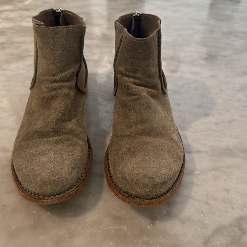 Officine Creative 
Taupe Suede Ankle Boots 
Worn 1 time